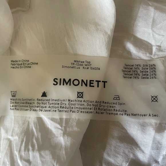 Simonett Mikhae top - Picture 4 of 6